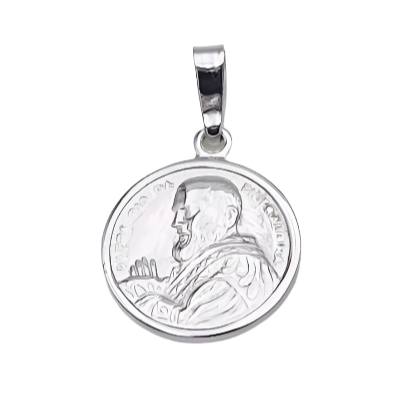 round saint pio medal