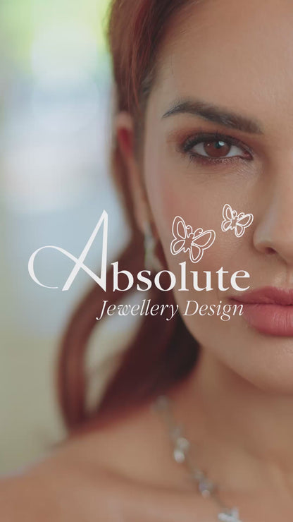 Absolute Jewellery X Statement Necklace Silver Finish Eva Victoria Ireland