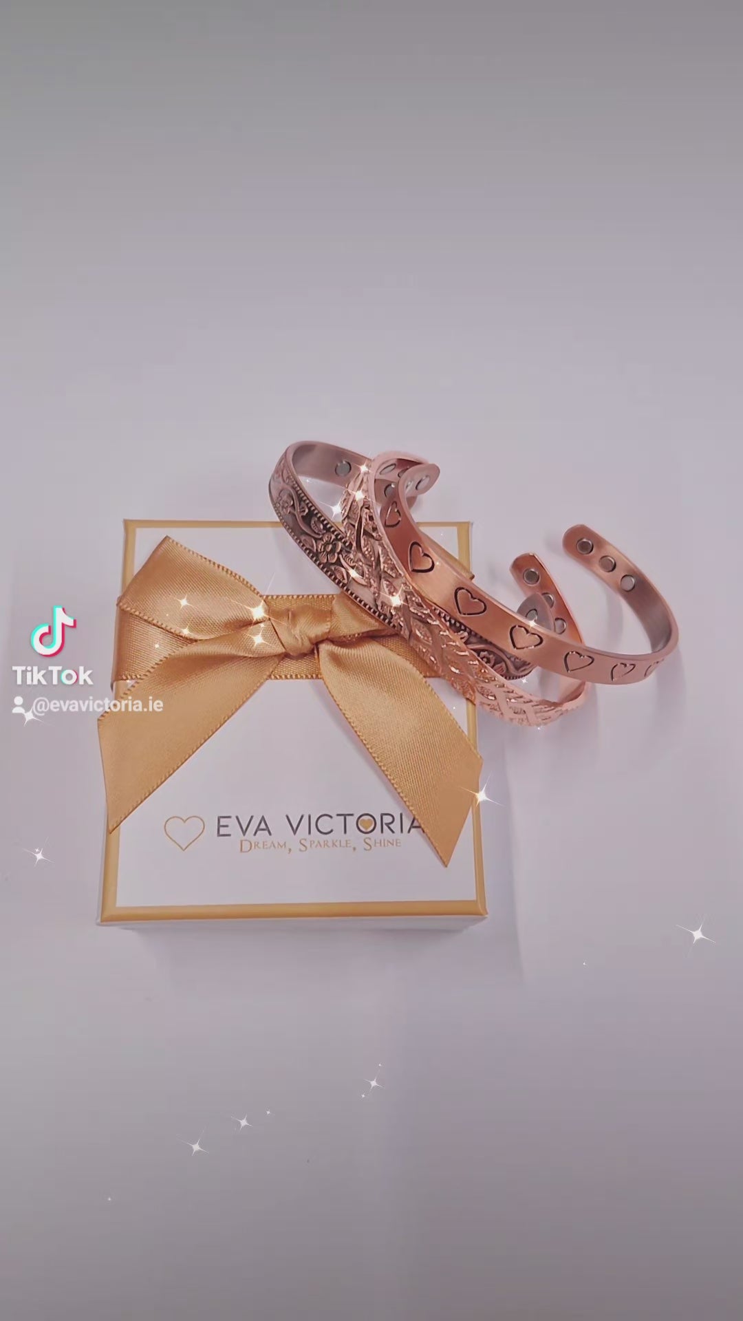 Copper Magnetic Bracelets by Eva Victoria Ireland