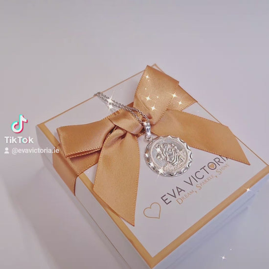 St Christoper Medal Laser Engraving