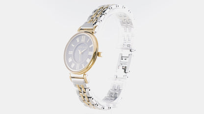 Anne Klein Dark Navy Roman Numeral Dial Watch