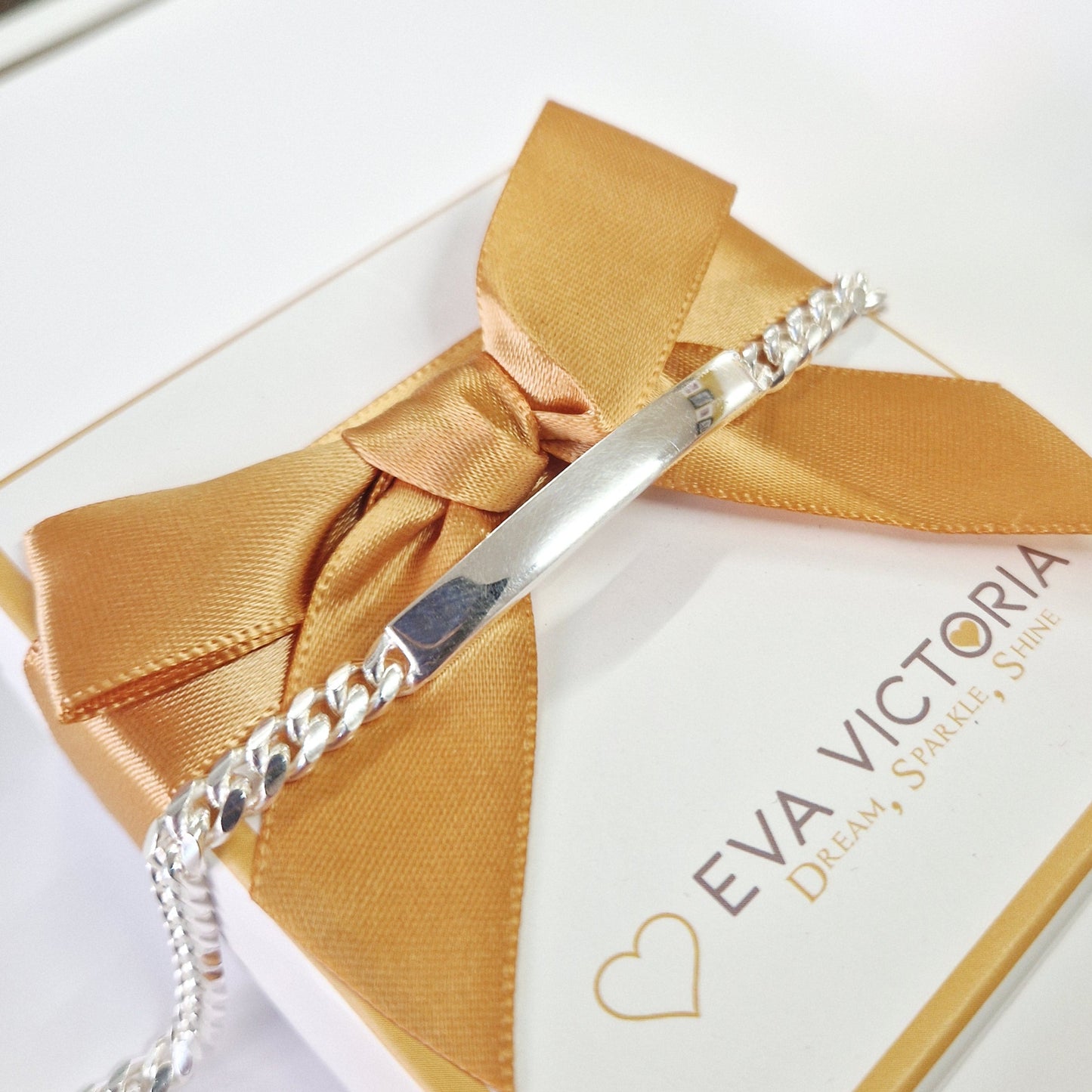 925 silver id bracelet