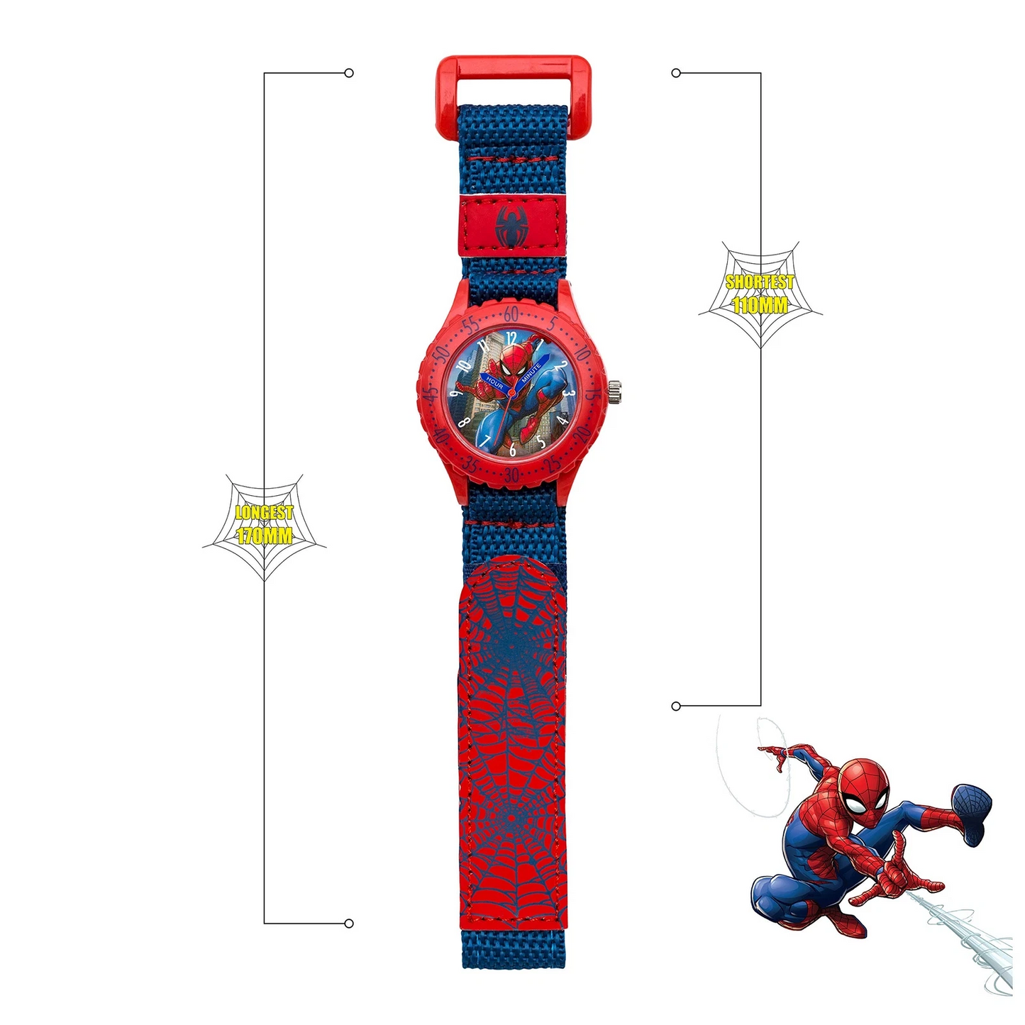 Spiderman Time Teaching Watch for Kids