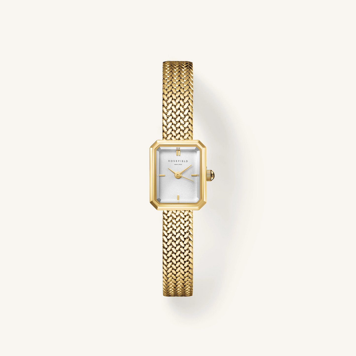 Personalized Rosefield Mini Octagon Gold Watch in Ireland