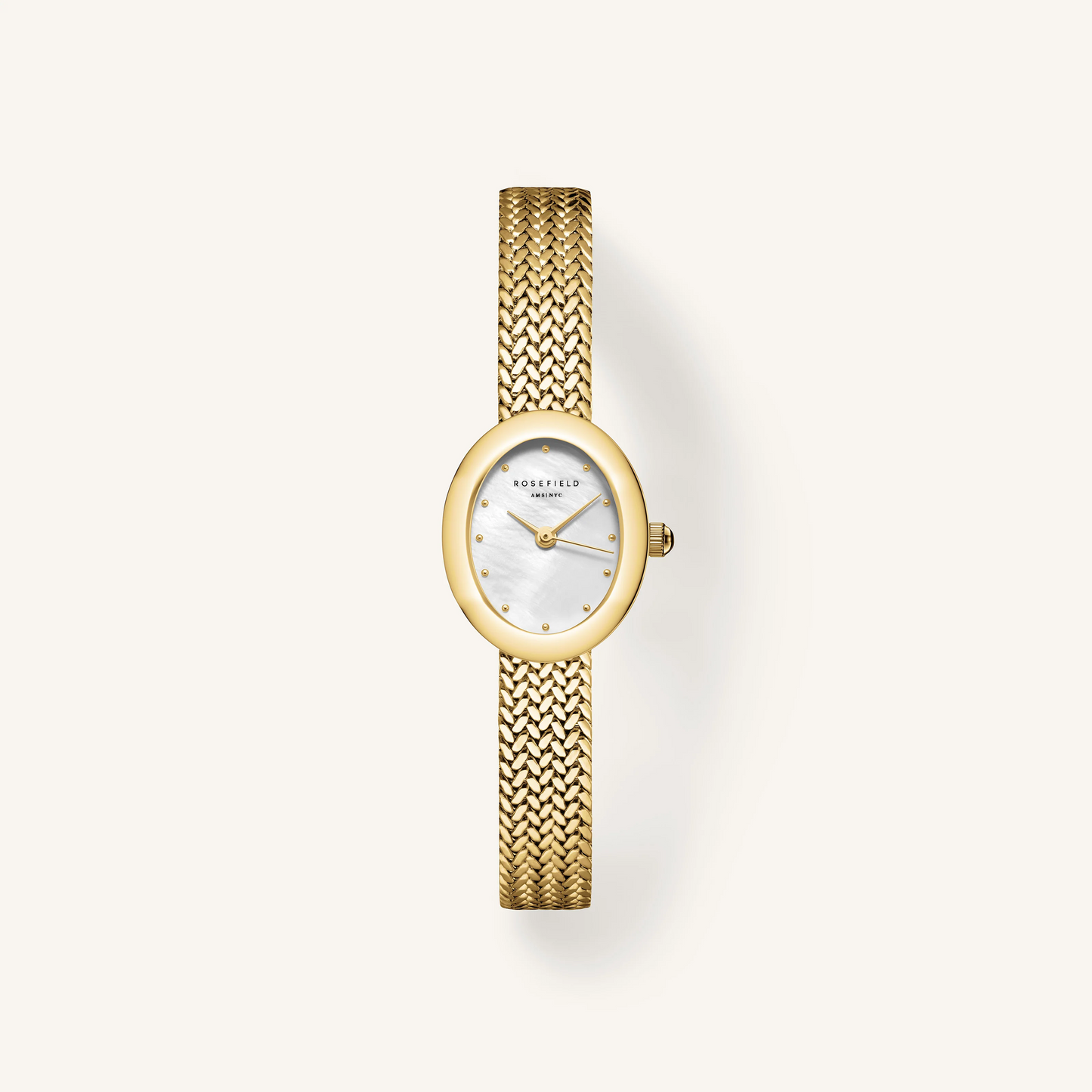 Rosefield Mini Oval Gold Watch in Ireland