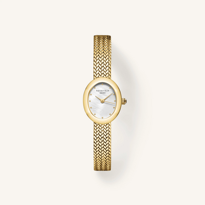 Rosefield Mini Oval Gold Watch in Ireland