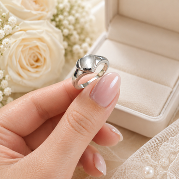 heart signet ring in ireland