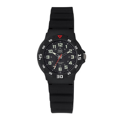 Q&Q Boys Black Sports Watch Model AY14464BK