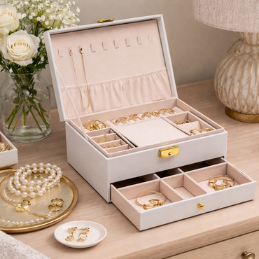 Newgrange Living White Jewellery Box