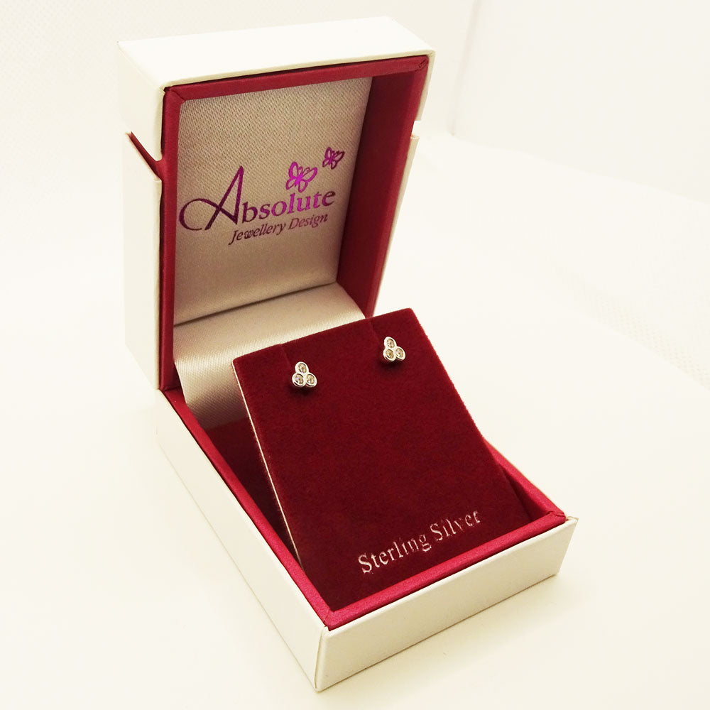 Chloe Children Sterling Silver Earrings Gift Box