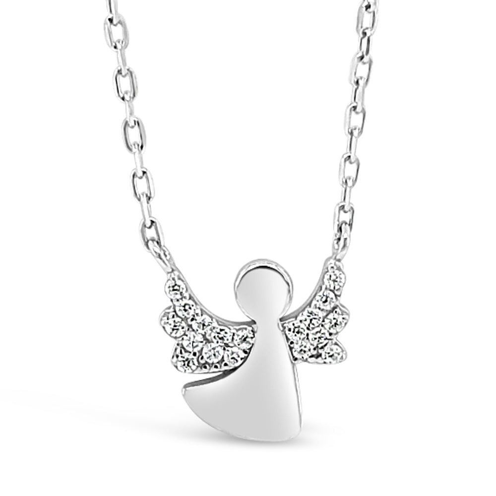 Children Sterling Silver Angel Pendant Jewelry