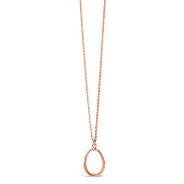 Simplicity Rose Gold Long Minimal Necklace