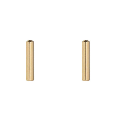 9ct Yellow Gold Bar Earring