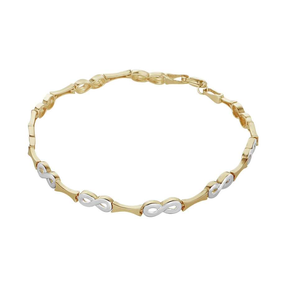 TIFFANY 18K Yellow Gold Infinity Bracelet 179175 | FASHIONPHILE