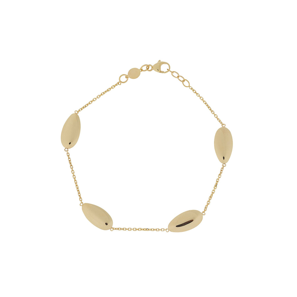 9ct Yellow Gold Oval Chain Bracelet
