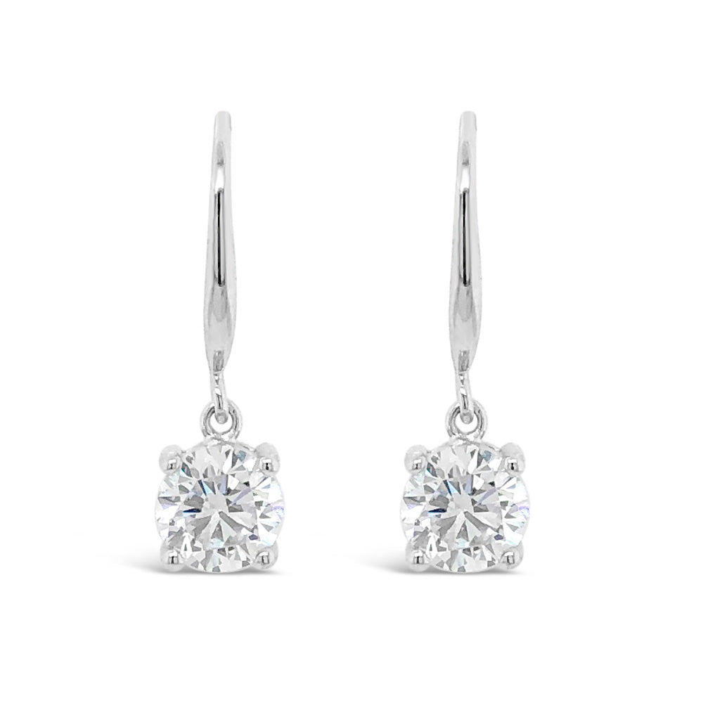 Andrea Sterling Silver Delicate Drop Earrings - Eva Victoria