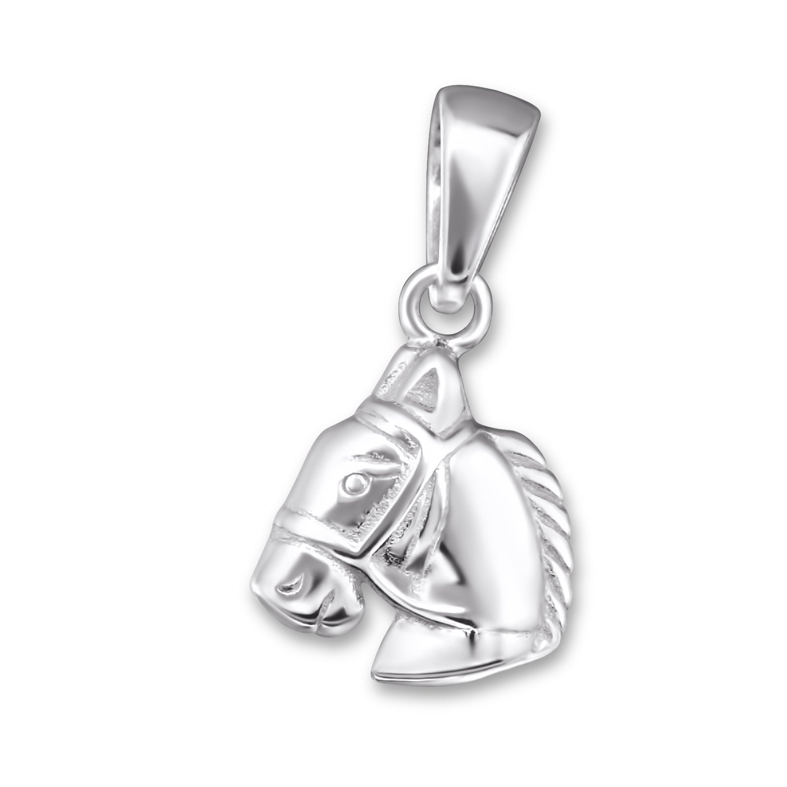 Horse Head Children Sterling Silver Pendant